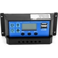 thumbnail image 4 of CAMOTUSE 2pc 30A Solar Panel Battery Charge Controller 12V/24V LCD Regulator Dual USB, 4 of 5