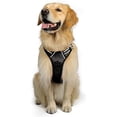 thumbnail image 1 of rabbitgoo No-Pull Pet Harness with 2 Leash Clips  Adjustable Soft Padded  Reflective No-Choke Pet Oxford Vest with Easy Control Handle for Large Dogs  Pink  L, 1 of 9