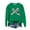 Girls Bow Sweatshirt-A14 Green, variant on Girls Bow Sweatshirt Cute Long Sleeve Shirts Kids Oversized Spring Summer Tops Tween Dressy Casual Blouse Size 1-12 Years 2026