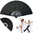 thumbnail image 2 of Professional Boots on The Ground Line Dance Fans - 12" Large Popping Clack Fans with Loud Snap Sound - Foldable Handheld Performance Fans for Country Dancing & Weddings, 2 of 7
