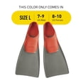 thumbnail image 2 of Aletas de natación FINIS Long Floating 7-9 rojas/grises para todas las edades, 2 of 7