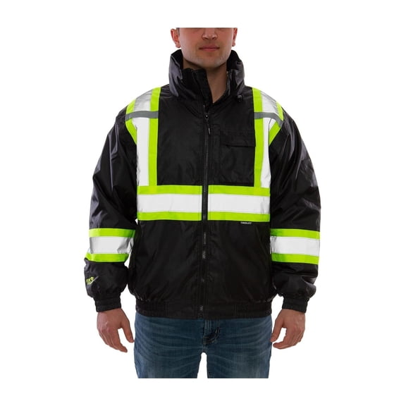 Tingley Bomber II J26123C High Visibility Insulated Jacket, Small, Black