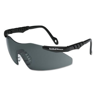 

Magnum 3G Safety Glasses Smoke Polycarbonate Lens Uncoated Black Nylon Small | Bundle of 5 Each