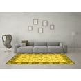 thumbnail image 3 of Ahgly Company Machine Washable Indoor Rectangle Oriental Yellow Traditional Area Rugs, 2' x 3', 3 of 4