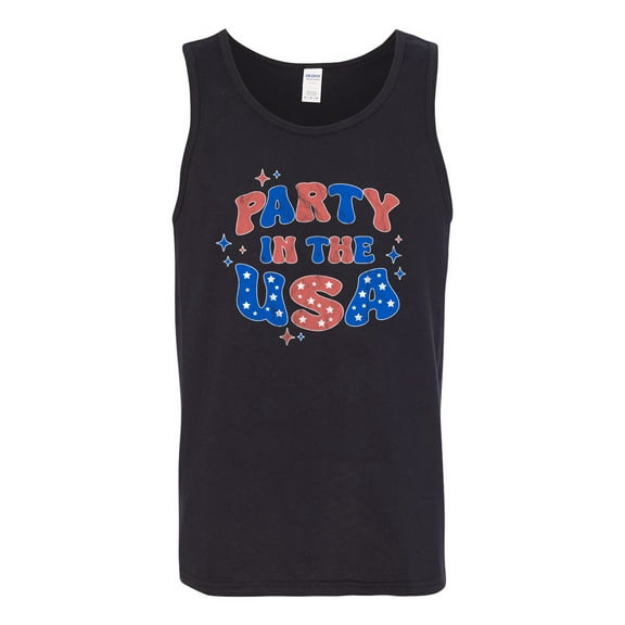 Wild Bobby Party in the USA Men Tank Top