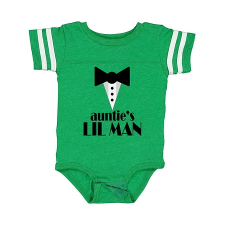 

Inktastic Auntie s Lil Man Gift Baby Boy Bodysuit