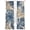 Multi, variant on Blue Brown Palm Leaf Sheer Curtains 84 Inch Length 2 Panels Set, Summer Farmhouse Botanical Voile Window Treatment Rod Pocket Curtains Sheers Drapes for Bedroom/Living Room/Kitchen 52"x84"x2