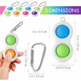 thumbnail image 2 of Simple Sensory Toy Fidget Toy,Mini Silicone Bubbles Flipping Board Early Educational Toy,Brain Development Toy,Fidget Simple Dimple Toy Stress Relief Sensory Hand Toy for Kids Adults, 2 of 6