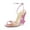 Pink, variant on XYD Women Open Toe Sandals Glitter Rhinestone Butterfly Wing Wedge Heels Ankle Strap Bridal Prom Shoes Size 10 Multicolor