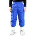 thumbnail image 6 of lcziwo Little Boys Girls Winter Warmer Puffer Pants Elastic Waist Thick Padded Ski Snowboard Trousers, 6 of 8