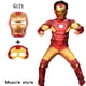 thumbnail image 3 of Disfraz de superhéroe de la película Iron Man para niños, con músculos, con máscara, para actuaciones en el escenario, accesorios de fiesta, tallas S a XL, 3 of 5