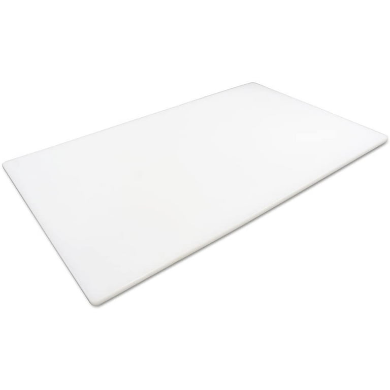 Commercial Plastic Cutting Board for Kitchens, Extra Large 30 x 18 x 0.5  Inch, 688168588433