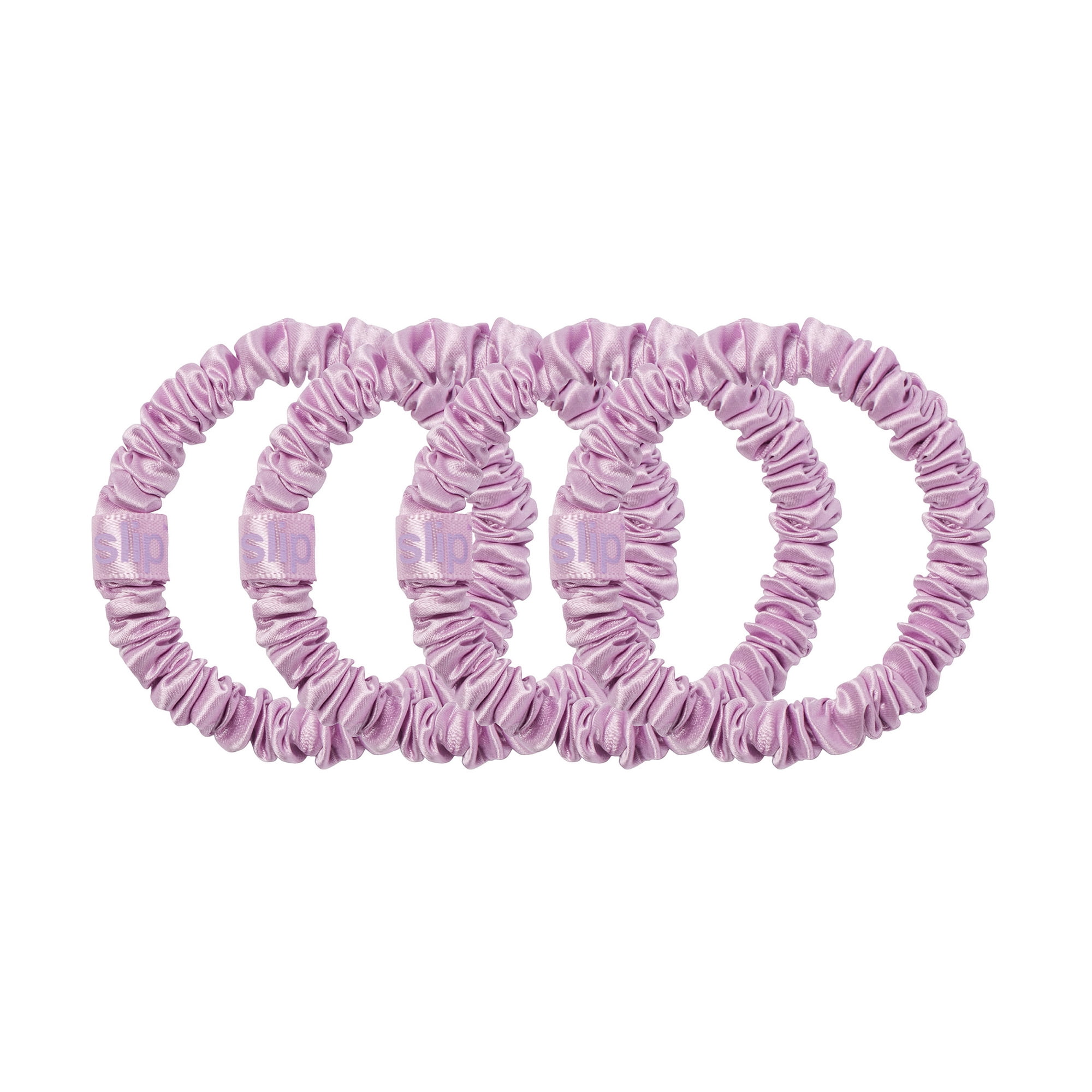 slip pure silk skinny scrunchies - wildflower