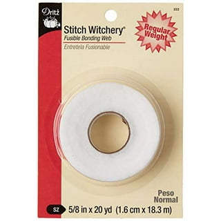 Dritz Res-Q-Tape Hem Strips, Double-Sided Adhesive Tape, 1/2 inch x 3 inch,  Clear, 24 pc