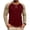 Wine, variant on Smsaxvxz Mens Shirts Soft Comfort Crew Neck Long Sleeve Color Patchwork T-Shirts Casual Lightweight Fall Tops Mint Green L