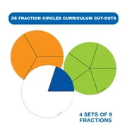 Carson Dellosa Education Fraction Circles Curriculum Cut-Outs (36)