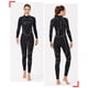 thumbnail image 4 of DIVE SAIL Traje de buceo 3MM Neopreno Traje de neopreno a prueba de frío Servicio de larga duración Tecnología textil Material de calidad Accesorio de surf hembra gris L Sweethay OD019365-16, 4 of 7