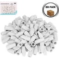 thumbnail image 3 of 120 pc White Pencil Top Erasers, Latex-Free Eraser Caps for Standard Pencils, Clean Erasing, No Paper Damage, 3 of 5