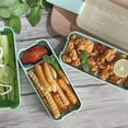 thumbnail image 6 of STONCEL Bento Box and Lunch Box, Come with Lunch Bag , Spoon and Fork, 3 Layer 900ml/32oz Bento Box Adult Lunch Box, Cute and Exquisite Japanese Snack Box for Adults (Pink), 6 of 8