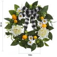 thumbnail image 6 of Coolmee Lemon Wreath for Front Door, 20” Spring Summer Wreaths for Indoor Outdoor Wall Window Door Home Decor, 6 of 7
