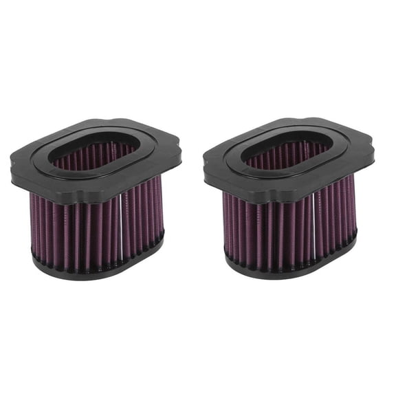 2X High Performance Flow Air Filter for Mt07 Fz07 Xsr700 689 2013 2014 2015 2016 Washable Reusable