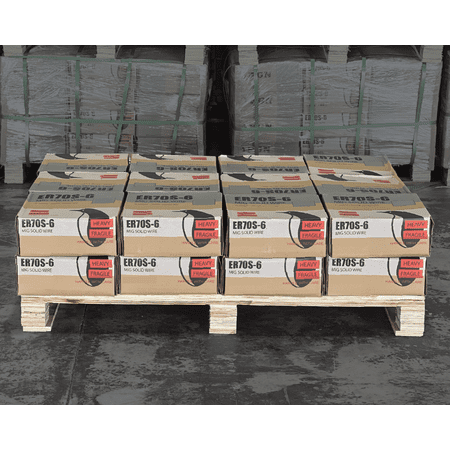 

(24 Spools) PGN Solid MIG Welding Wire - ER70S-6 - 0.035 Inch 44 Pound Spool - Mild Steel MIG Wire with Low Splatter and High Levels of Deoxidizers - For All Position Gas Welding