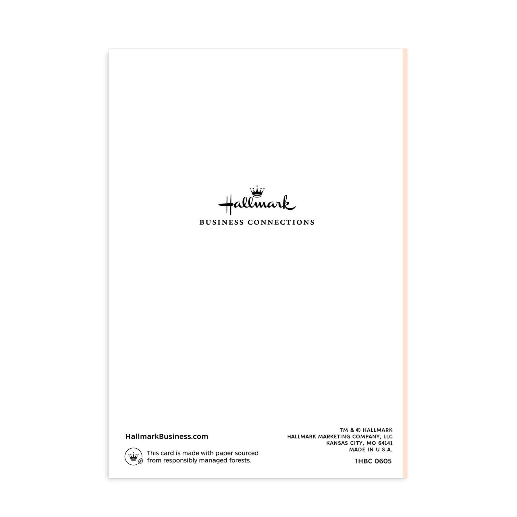 Spring Wishes Hallmark Business Bulk Appreciation Cards (Flowers in Envelope), 25 ct.