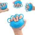 thumbnail image 1 of Pelota fortalecedora de agarre para mano NuFit, terapia para dedos y masaje, 1 of 8