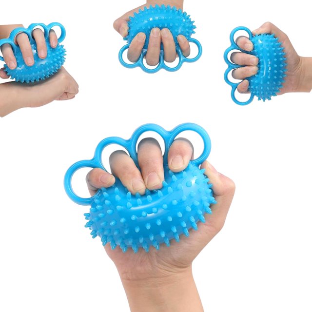 Pelota fortalecedora de agarre para mano NuFit, terapia para dedos y masaje