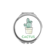 thumbnail image 1 of Aquarelle Cactus Succulentes Main en Pot Miroir Compact Rond Portable Poche Verre, 1 of 3
