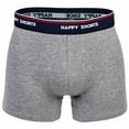 thumbnail image 4 of Happy Shorts Calzoncillos para Hombre, Paquete de 3 - Retro Jersey, Cintura con Logotipo Red Heart L (Large), 4 of 7