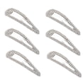 thumbnail image 6 of DECOMELODY 6Pcs Rhinestone Hairpin Iron Silver For Wedding Hairstyles And Brides, 6 of 8