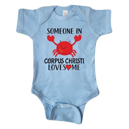 

Inktastic Someone in Corpus Christi Loves Me Gift Baby Boy or Baby Girl Bodysuit