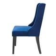 thumbnail image 3 of Side Dining Chair, Set of 2, Velvet, Blue Navy, Modern Contemporary Urban Design, Kitchen Room Cafe Bistro Restaurant Hospitality, 3 of 8