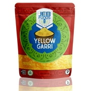 JEB FOODS Yellow Gari/Garri, 4lbs bag Nigeria super premium, fine quality great for eba, fufu, gluten free