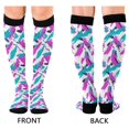 thumbnail image 4 of FORMRS Womens Knee High Socks Casual Long Thick Travel Daily Wear, 2 Pairs, Abstract Drawing, 4 of 6