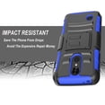 thumbnail image 5 of LG Aristo Case, LG LV3 Case, LG Phoenix 3 Case, LG K8 2017 Case, Dual Layers [Combo Holster] Case And Built-In Kickstand And Circlemalls Stylus Pen (Blue), 5 of 7
