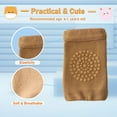thumbnail image 4 of 1 set of baby crawling anti-slip knee pads and non-slip baby socks neutral children's knee pads anti-slip ankle socks, 4 of 5