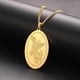 thumbnail image 1 of Archangel StMichael Pendant Necklace Stainless Steel Guardian Bible Angel Pray Necklaces Catholic Religious Jewelry, 1 of 5