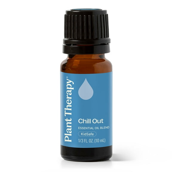 Plant Therapy Chill Out Essential Oil Blend for Stress & Calming Relief 100% Pure, Undiluted, Natural Aromatherapy 10 mL (1/3 oz)