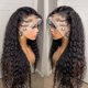 thumbnail image 2 of Peluca Frontal de onda profunda para mujer, cabello humano rizado de 34 pulgadas, encaje completo, Hd, 2 of 3