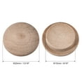 thumbnail image 2 of Uxcell Wood Button Top Plugs  Cherry Hardwood Furniture Plugs  19/32" x  5/16" Wood Color 50Pcs, 2 of 3