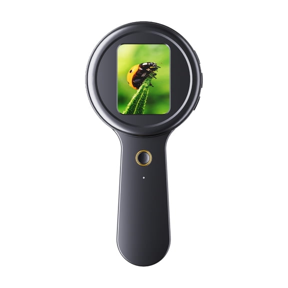Digital Microscope with Adjustable Brightness LED for Children Science Projects