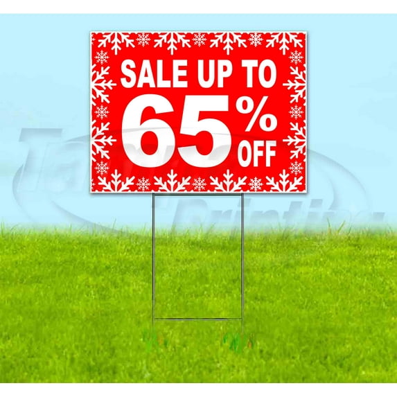 Sale Up To 65% Off (18" x 24") Yard Sign, Includes Metal Step Stake