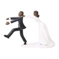 thumbnail image 2 of Adornos de pastel de boda Soledad figuritas de novia y novio centro de mesa Regalo Primero de la torta de boda, 2 of 9