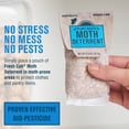 thumbnail image 4 of EarthKind Fresh Cab Moth Deterrent - Moth Deterrent for Closet, Pantry & More - DIY Pest Control Pouches - Cedarwood Oil & Geranium Oil - New Packaging - 6-Pack, Extended Release Pouch Pod, 4 of 6