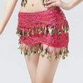 thumbnail image 2 of oqasdz Sequin Fringe Scarf Wrap for Belly Dance Jazz Performance and Practice with Elegant Tassel Detailing Holiday Party Stage Show, 2 of 3