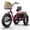 Red, variant on QRONGE 1200W Electric Tricycle for Adults 75Mile Range Step Through Electric Trike 20" Fat Tire E Trike 36V 20AH Battery 15 mph 3-Wheel Electric Bike Mountain E Bike with Basket, Red, UL2849 by SGS