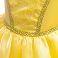 thumbnail image 5 of Princess Belle Costume for Girls, Halloween Cosplay Dress with Accessories, SIZE 4T, 5 of 8