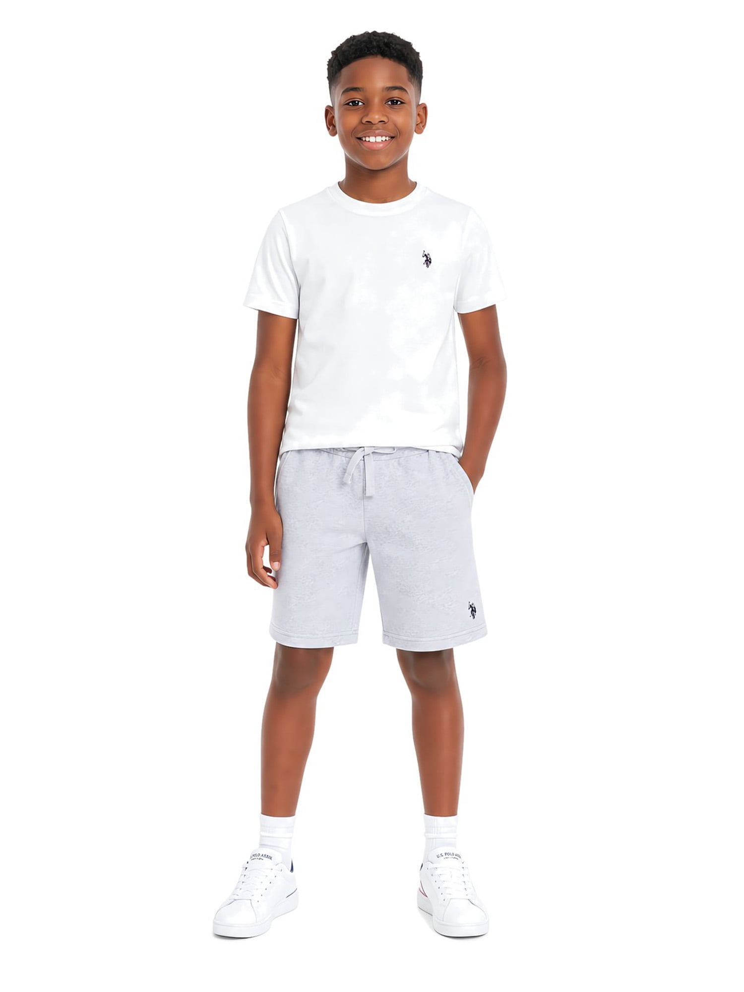 U.S. Polo Assn. Boys Crewneck T-shirt, Sizes 4-18